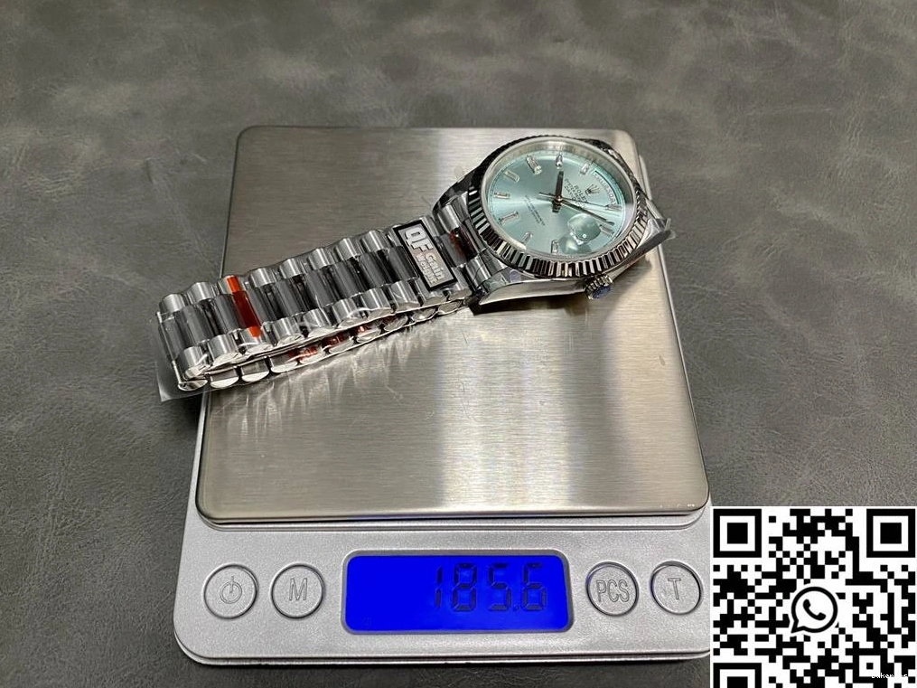 FashionForward Blue 1013 Tungsten Factory Rolex Day Dial Steel M228236-0006 QF v5 Date 0825